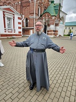 Гости из Москвы в Николо-Пешношской обители 