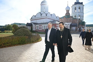 М. Н. Шувалов посетил Николо-Пешношский монастырь.